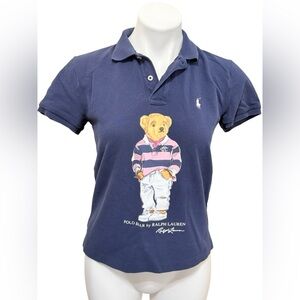 Ralph Lauren Polo Ralph Lauren short-sleeve polo shirt iconic Polo Bear graphic
